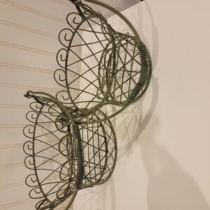 Vintage Wire Wall Baskets